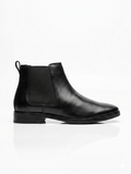 Men's Classic Black Aldo Chelsea Boots | High-Ankle Slip-On Shoes with Elastic Side Panel